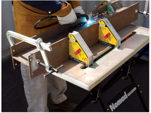 a welding table